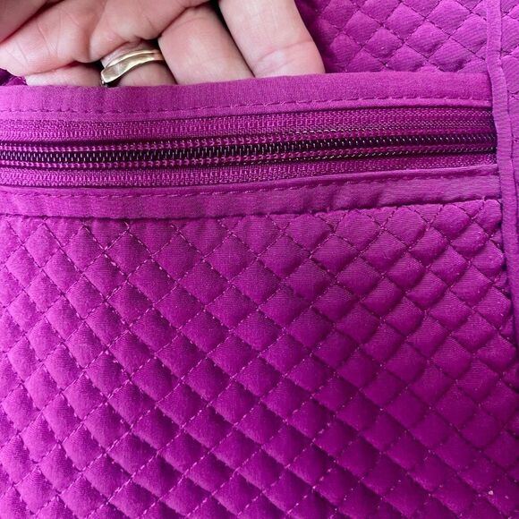 Vera Bradley Raspberry Radiance Hipster Crossbody Tote Bag Travel Washable - Picture 4 of 7